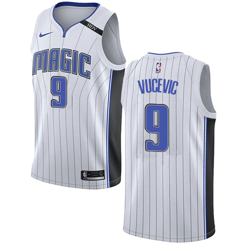 Orlando Magic #9 Nikola Vucevic White Swingman Association Edition Jersey Mens