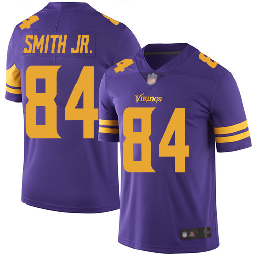 Minnesota Vikings #84 Irv Smith Jr. Purple Men's Stitched Limited Rush Jersey Men's