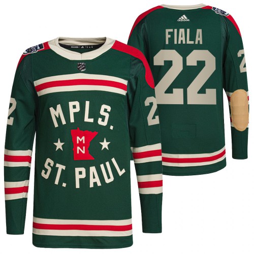 Minnesota Minnesota Wild #22 Kevin Fiala Men's Adidas 2022 Winter Classic Authentic Jersey Men's