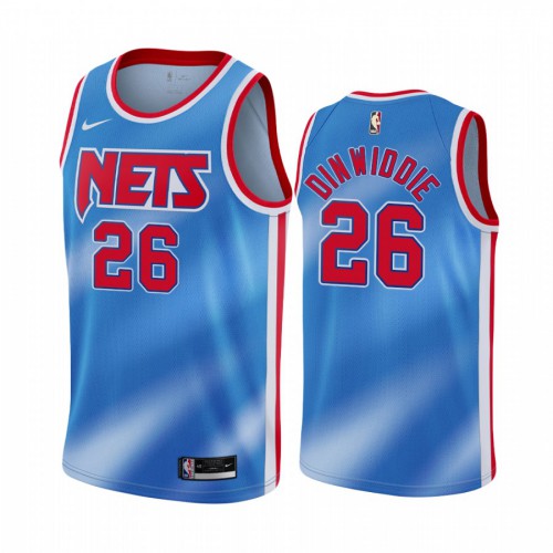 Brooklyn Nets #26 Spencer Dinwiddie Blue Youth Swingman Classic Edition Jersey Youth