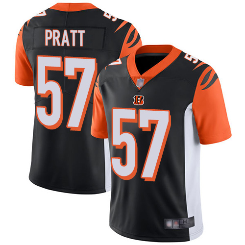 Cincinnati Bengals #57 Germaine Pratt Black Team Color Youth Stitched Vapor Untouchable Limited Jersey Youth