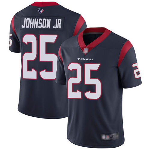 Houston Texans #25 Duke Johnson Jr Navy Blue Team Color Men's Stitched Vapor Untouchable Limited Jersey Men's