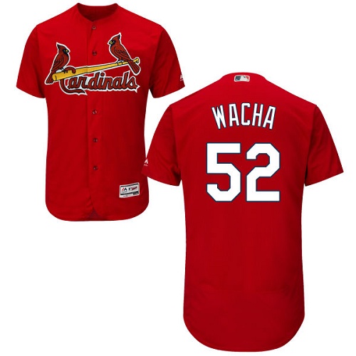 St.Louis Cardinals #52 Michael Wacha Red Flexbase Authentic Collection Stitched Jersey Men's