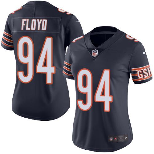 Chicago Bears #94 Leonard Floyd Navy Blue Team Color Women's Stitched Vapor Untouchable Limited Jersey Womens