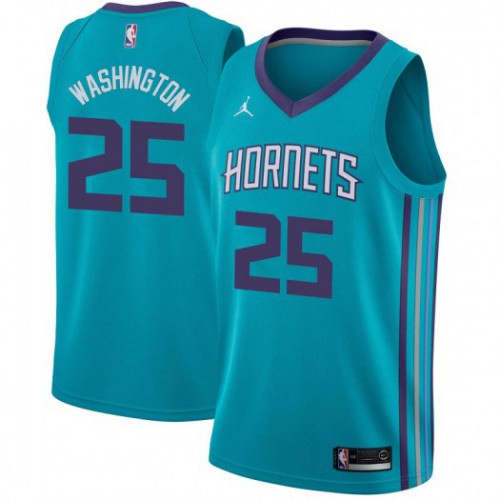 Charlotte Hornets #25 P.J. Washington Teal Womens Jordan Swingman Icon Edition Jersey Womens