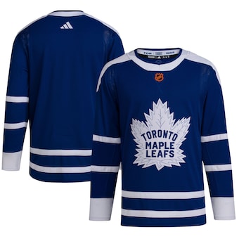 Toronto Maple Leafs Blank Men's Adidas Reverse Retro 2.0 Authentic Player Jersey - Blue