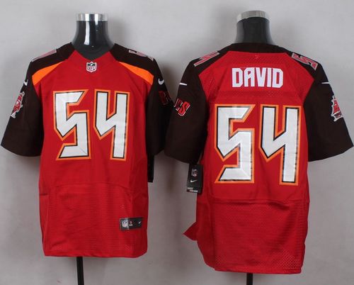 Buccaneers #54 Lavonte David Red Team Color Men's Stitched New Elite Jersey