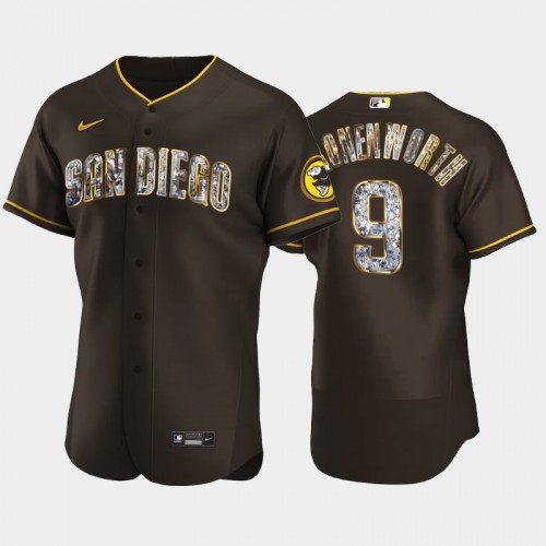 San Diego San Diego Padres #9 Jake Cronenworth Men's Diamond Edition Jersey - Brown Men's