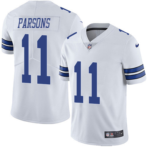 Cowboys #11 Micah Parsons White Men's Stitched Vapor Untouchable Limited Jersey