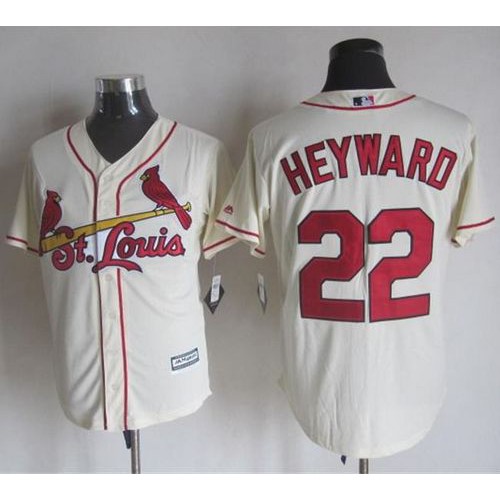 St.Louis Cardinals #22 Jason Heyward Cream New Cool Base Stitched Jersey Men's