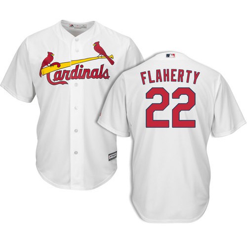 St.Louis Cardinals #22 Jack Flaherty White New Cool Base Stitched Youth Jersey Youth