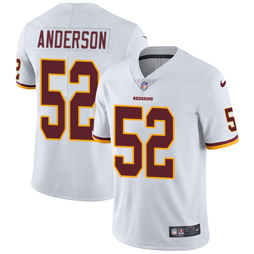 Washington Commanders #52 Ryan Anderson White Men's Stitched Vapor Untouchable Limited Jersey Men's