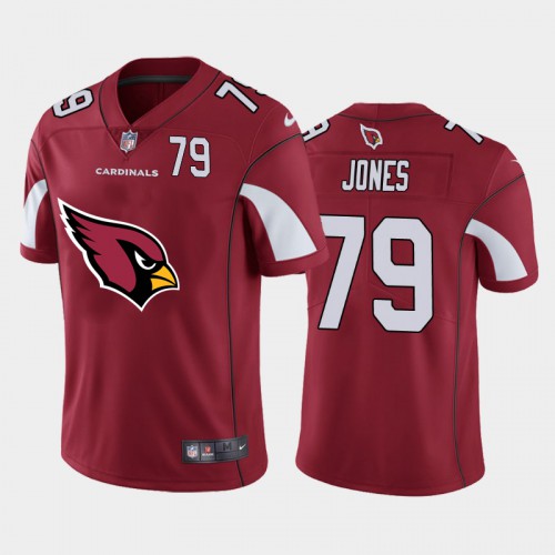 Arizona Arizona Cardinals #79 Chandler Jones Red Men's Big Team Logo Player Vapor Limited Jersey Men's