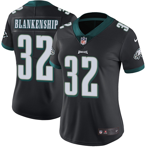 Eagles #32 Reed Blankenship Black Alternate Women's Stitched Vapor Untouchable Limited Jersey
