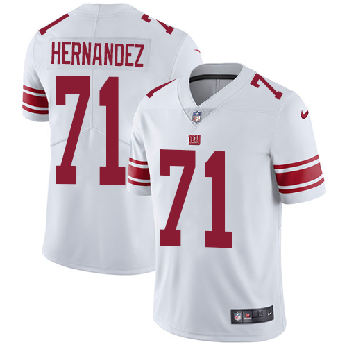 New York Giants #71 Will Hernandez White Men's Stitched Vapor Untouchable Limited Jersey Men's