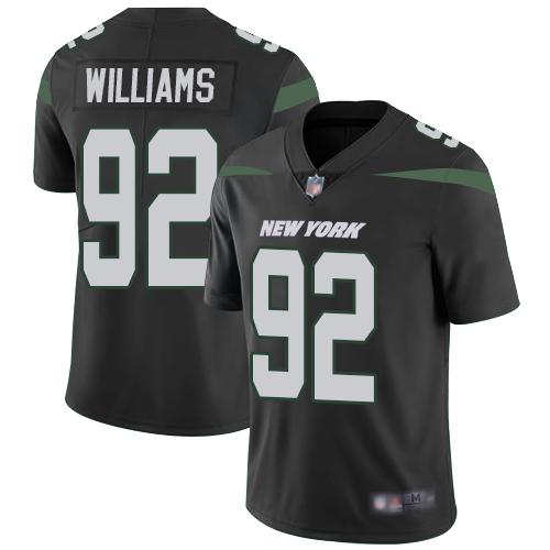 New York Jets #92 Leonard Williams Black Alternate Men's Stitched Vapor Untouchable Limited Jersey Men's