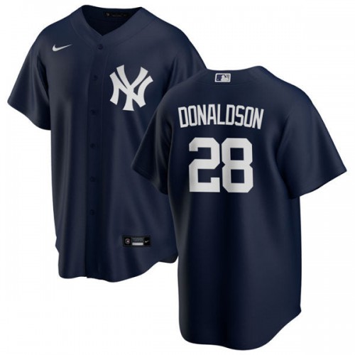 New York New York Yankees #28 Josh Donaldson Men's Black Alternate Jersey Men's