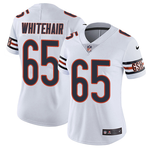 Chicago Bears #65 Cody Whitehair White Women's Stitched Vapor Untouchable Limited Jersey Womens
