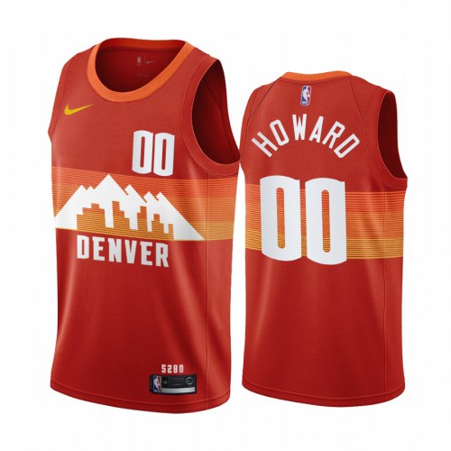 Denver Nuggets #00 Markus Howard Red Youth Swingman 2020-21 City Edition Jersey Youth