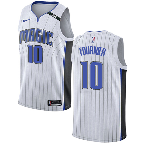 Orlando Magic #10 Evan Fournier White Youth Swingman Association Edition Jersey Youth