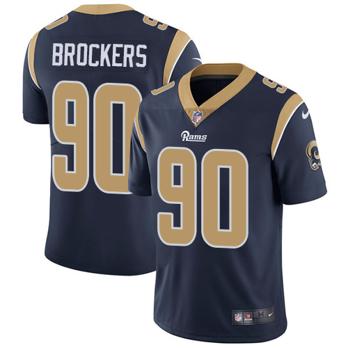 Los Angeles Rams #90 Michael Brockers Navy Blue Team Color Youth Stitched Vapor Untouchable Limited Jersey Youth
