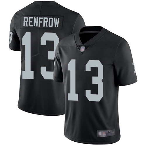 Las Vegas Raiders #13 Hunter Renfrow Black Team Color Men's Stitched Vapor Untouchable Limited Jersey Men's