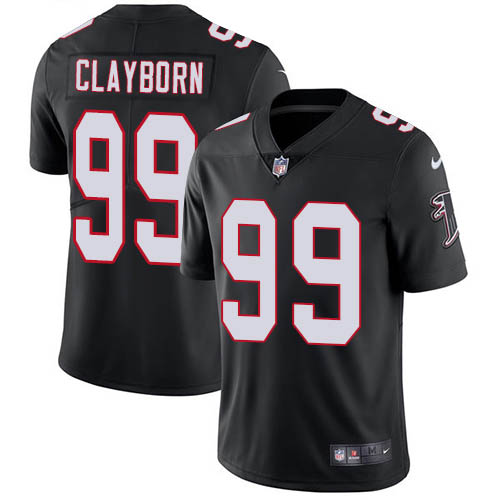Atlanta Falcons #99 Adrian Clayborn Black Alternate Men's Stitched Vapor Untouchable Limited Jersey Men's