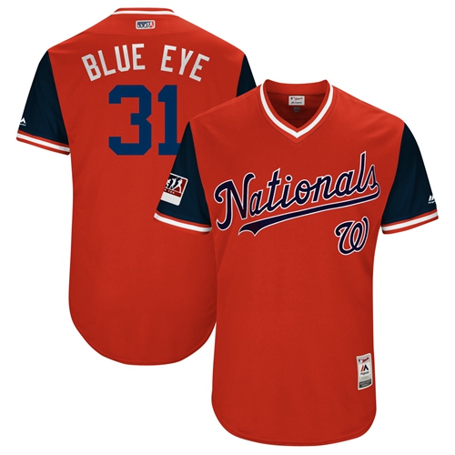 Washington Nationals #31 Max Scherzer Red 
