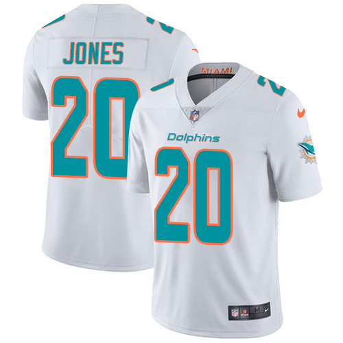 Miami Dolphins #20 Reshad Jones White Youth Stitched Vapor Untouchable Limited Jersey Youth
