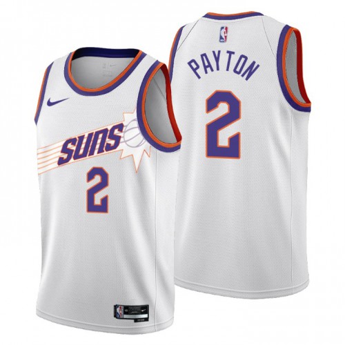 Phoenix Suns #2 Elfrid Payton Mens 2022-23 City Edition Jersey - Cherry Blossom White Mens