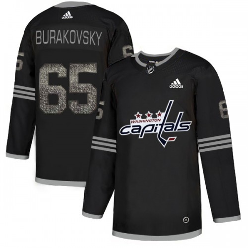 Adidas Washington Capitals #65 Andre Burakovsky Black_1 Authentic Classic Stitched Jersey Men's