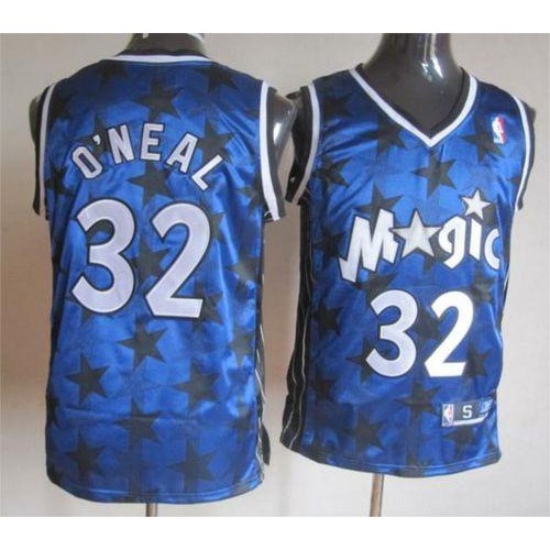Orlando Magic #32 Shaquille ONeal Blue All-Star Stitched Jersey Mens