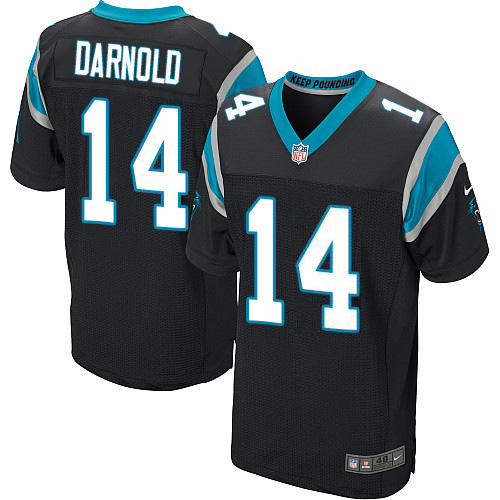 Panthers #14 Sam Darnold Black Team Color Men's Stitched Vapor Untouchable Elite Jersey