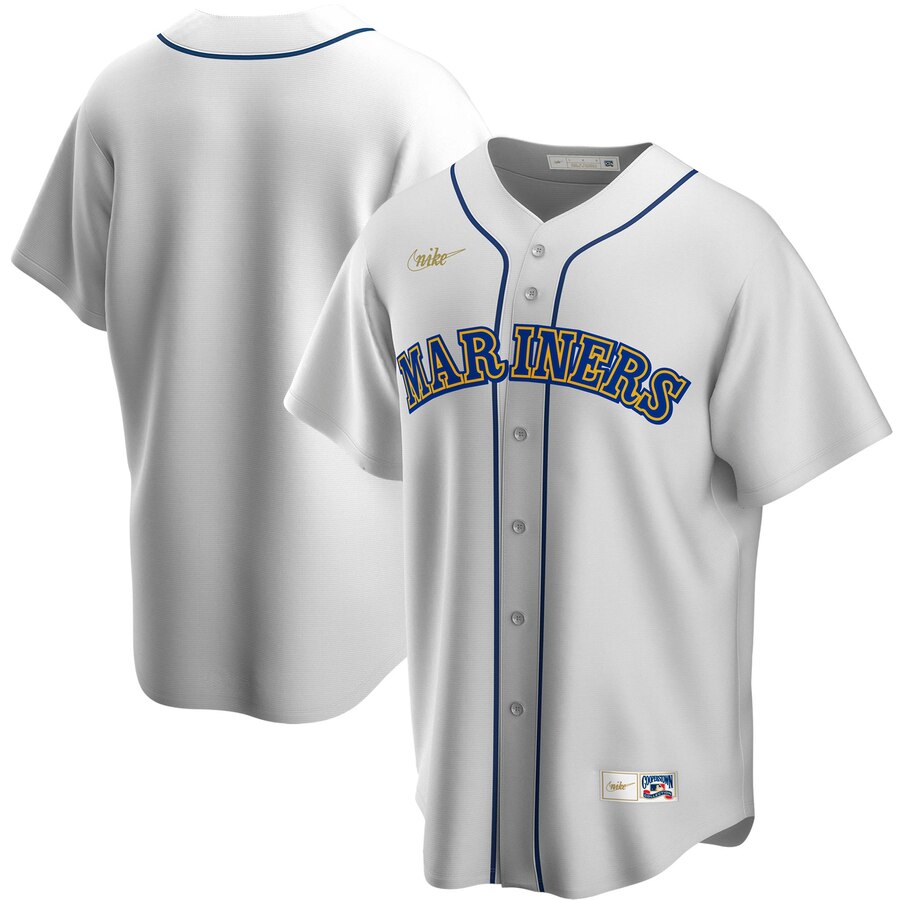 Seattle Mariners Home Cooperstown Collection Team Jersey White
