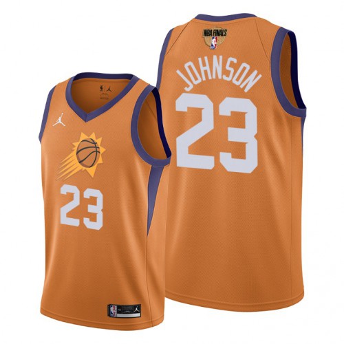 Phoenix Phoenix Suns #23 Cameron Johnson Youth 2021 Finals Bound Statement Edition Jersey Orange Youth