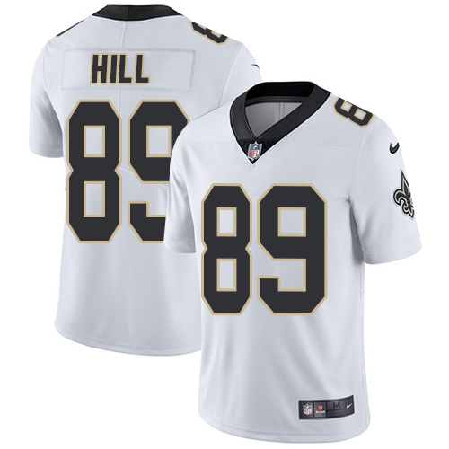 New Orleans Saints #89 Josh Hill White Youth Stitched Vapor Untouchable Limited Jersey Youth