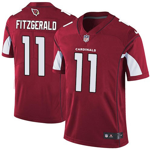 Cardinals #11 Larry Fitzgerald Red Team Color Youth Stitched Vapor Untouchable Limited Jersey