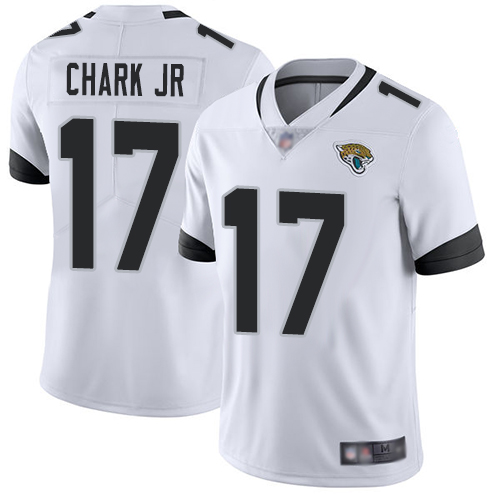 Jacksonville Jaguars #17 DJ Chark Jr White Youth Stitched Vapor Untouchable Limited Jersey Youth