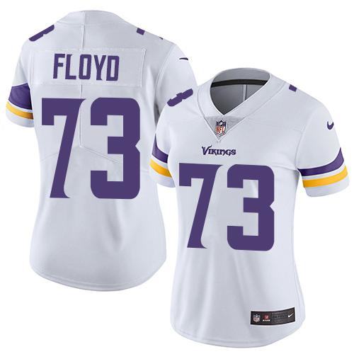 Minnesota Vikings #73 Sharrif Floyd White Women's Stitched Vapor Untouchable Limited Jersey Womens