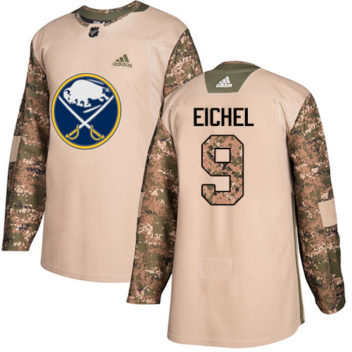 Adidas Buffalo Sabres #9 Jack Eichel Camo Authentic 2017 Veterans Day Youth Stitched Jersey Youth