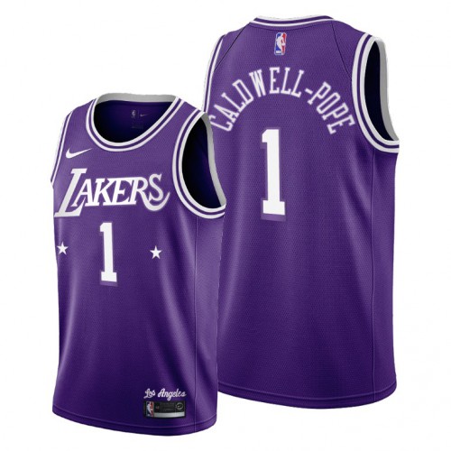 Los Angeles Los Angeles Lakers #1 Kentavious Caldwell-Pope Youth 2021-22 City Edition Purple Jersey Youth