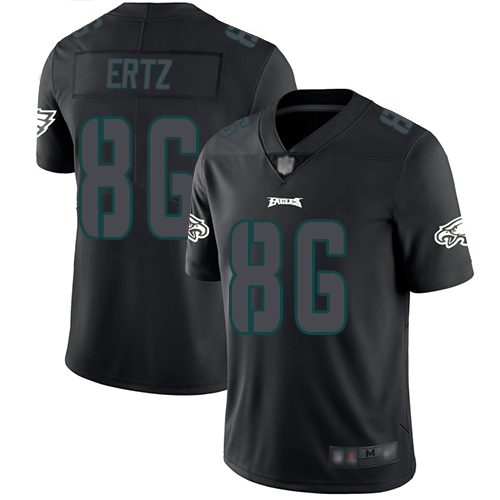 Philadelphia Eagles #86 Zach Ertz Black Men's Stitched Limited Rush Impact Jersey Men's