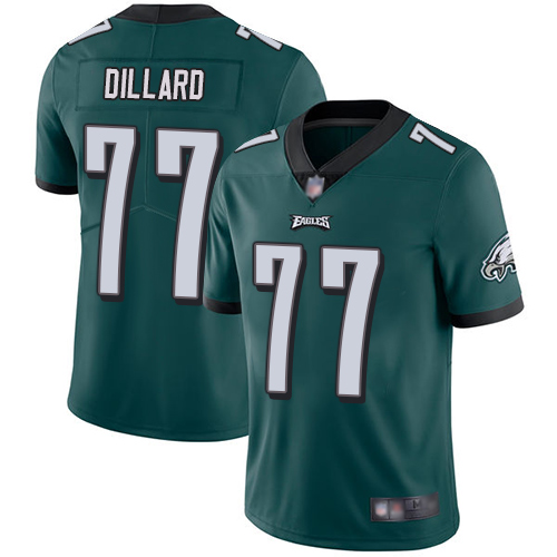 Philadelphia Eagles #77 Andre Dillard Midnight Green Team Color Youth Stitched Vapor Untouchable Limited Jersey Youth