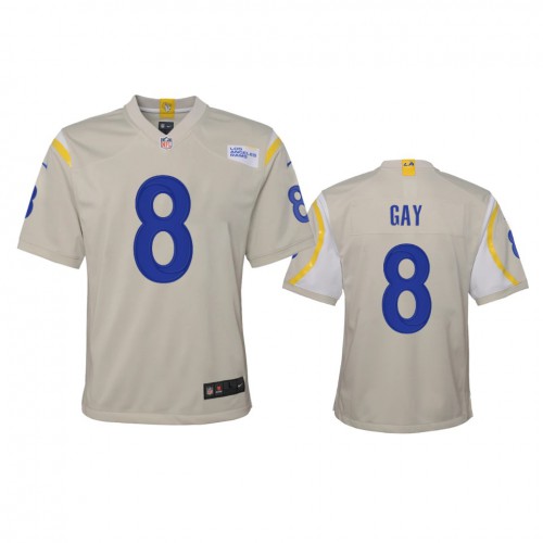 Los Angeles Los Angeles Rams #8 Matt Gay Youth Game Jersey - Bone Youth