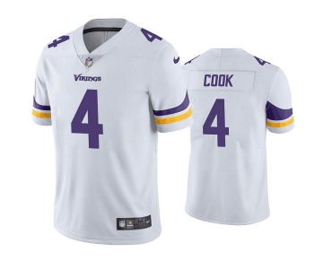 Men's Youth Women's Minnesota Vikings #4 Dalvin Cook White Vapor Untouchable Stitched Jersey