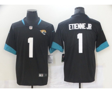 Men's Youth Women's Jacksonville Jaguars #1 Travis Etienne Jr Black 2021 Vapor Untouchable Stitched Limited Jersey