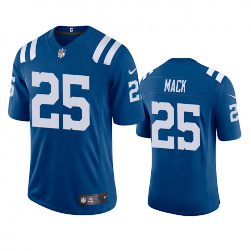 Indianapolis Indianapolis Colts #25 Marlon Mack Men's Royal 2020 Vapor Limited Jersey Men's