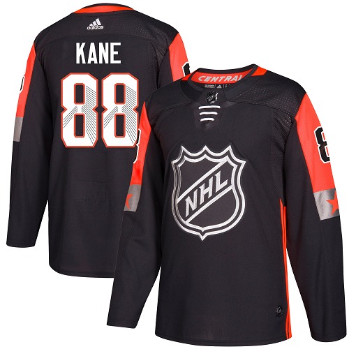 Adidas Chicago Blackhawks #88 Patrick Kane Black 2018 All-Star Central Division Authentic Stitched Youth Jersey Youth