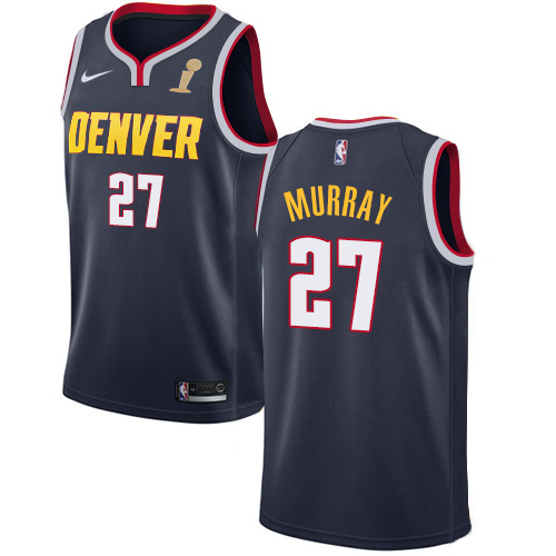 Nuggets #27 Jamal Murray Navy Women's 2023 Finals Champions Swingman Icon Edition Jersey