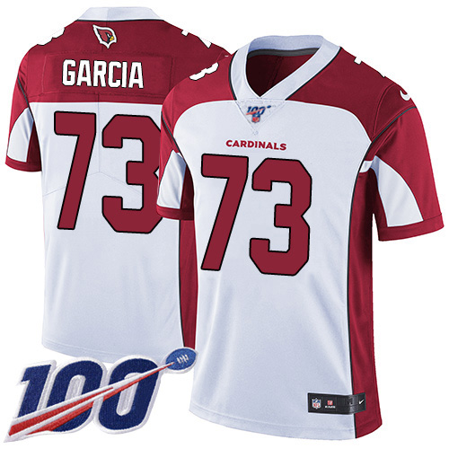 Cardinals #73 Max Garcia White Youth Stitched 100th Season Vapor Untouchable Limited Jersey